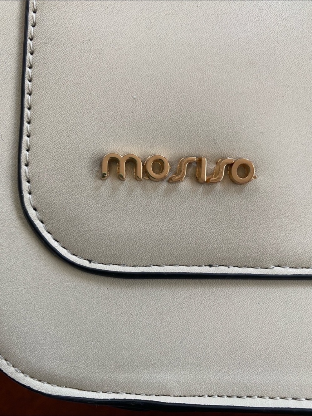 Cream Bow Accent Mosiso Laptop Satchel Bag